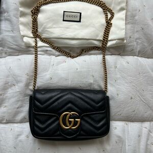 Gucci GG Marmont Super Mini Crossbody Bag